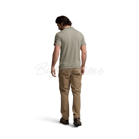 Футболка SITKA Essential SS Polo цвет Oak Heather фото 7