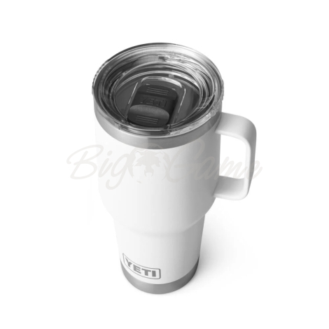 Термокружка YETI Rambler Travel Mug 887 цвет White фото 2