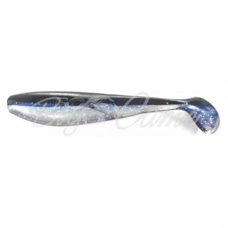 Виброхвост FOX RAGE Zander Pro Shad Bulk 140 мм цв. Black n Snow фото 1