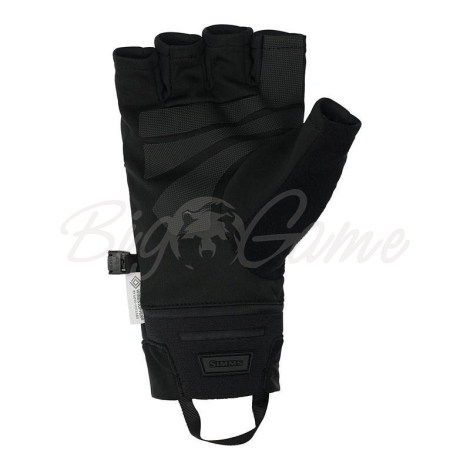 Перчатки SIMMS Windstopper Half-Finger Glove цвет Black фото 3