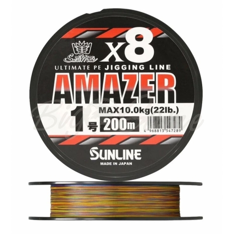 Плетенка SUNLINE Amazer X8 300 м цв. Многоцветный #1.2 фото 1
