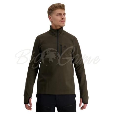 Термокофта ALASKA MS ThermoDry Half-Zip Top цвет Olive фото 4