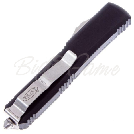 Нож автоматический MICROTECH Ultratech S/E сталь M390 рукоять черный алюминий фото 2