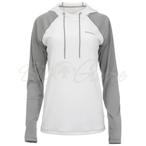 Термокофта SIMMS Women's Solarflex Hoody цвет White Cinder фото 1