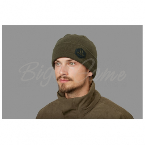 Шапка HARKILA Driven Hunt reversible beanie цв. Willow green фото 3