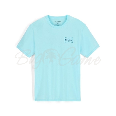 Футболка SIMMS Salty Sign T-Shirt цвет Sea Breeze фото 1