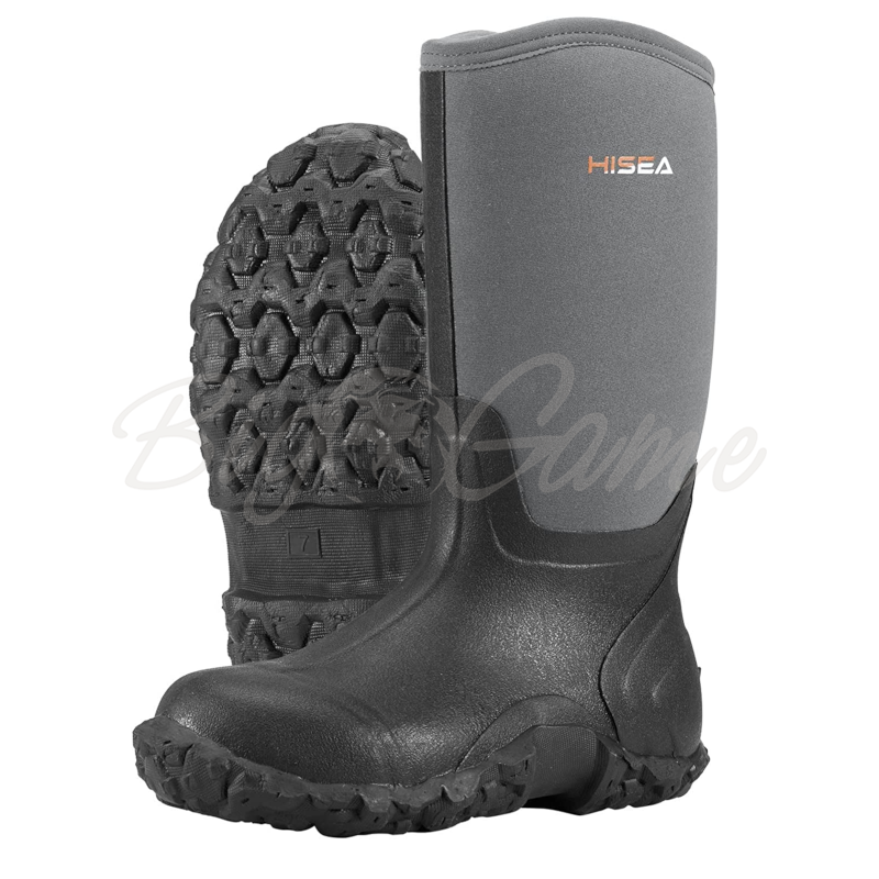Сапоги HISEA Mid-Calf Rain Boots цвет Grey фото 1