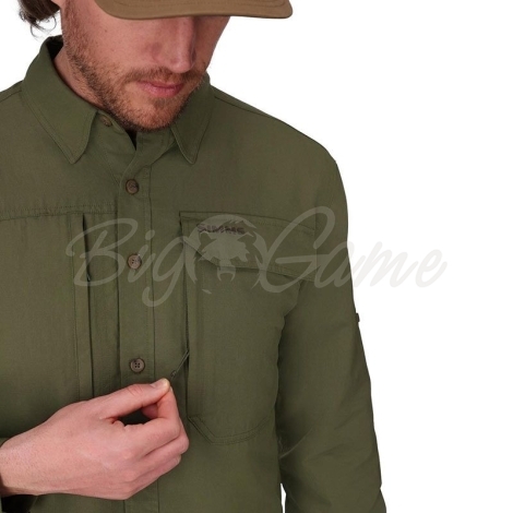 Рубашка SIMMS Guide Fishing Shirt цвет Loden фото 3