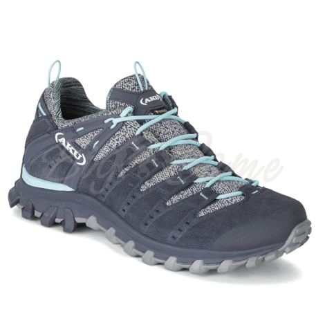 Ботинки треккинговые AKU WS Alterra Lite GTX цвет Anthracite / Light Blue фото 1