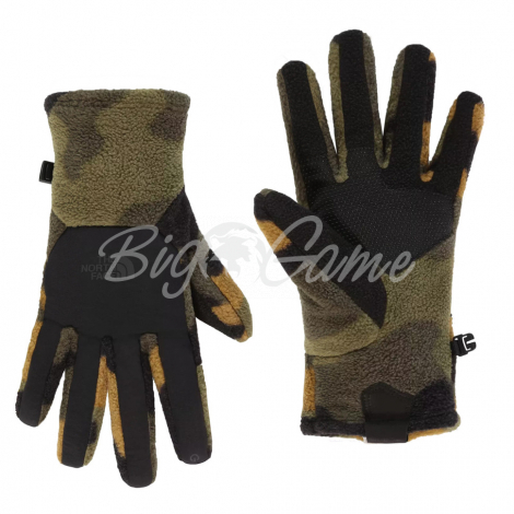 Перчатки THE NORTH FACE Etip Gloves цвет Burnt Olive Green Woods Camo фото 1