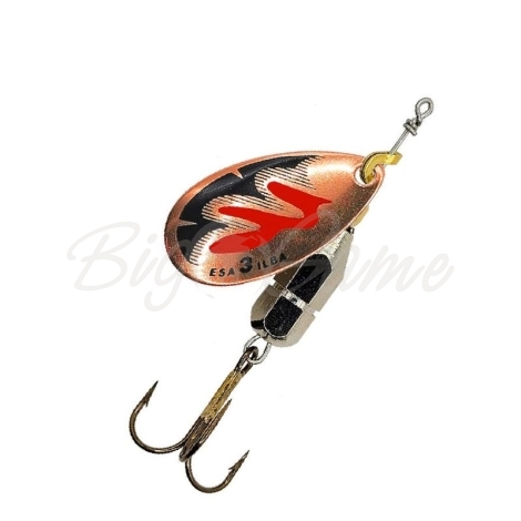 Блесна вращающаяся РЫБОЛОВ-ОЛТА Esa № 2 6,5 г цв. Copp/red-black фото 1
