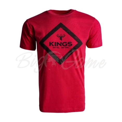 Футболка KING'S Topo Tee цвет Heather Red фото 1