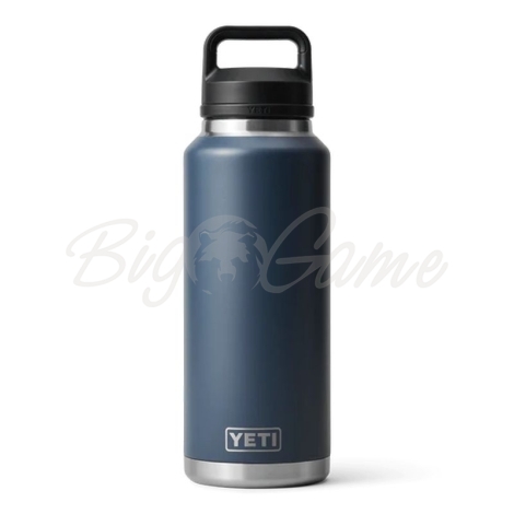 Термос YETI Rambler Bottle Chug Cap 1400 цвет Navy фото 1