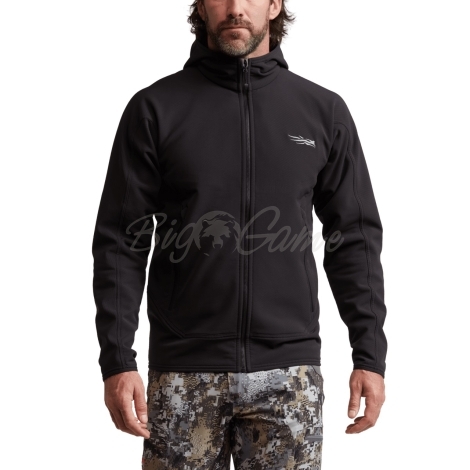 Толстовка SITKA Alpha Fleece Hooded Jacket цвет Black фото 6