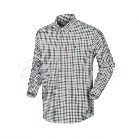 Рубашка HARKILA Milford Shirt цвет Heritage Blue Check фото 1