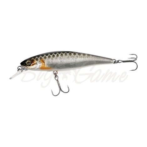 Воблер JACKALL Squad Minnow 65 цв. hl silver & black фото 1