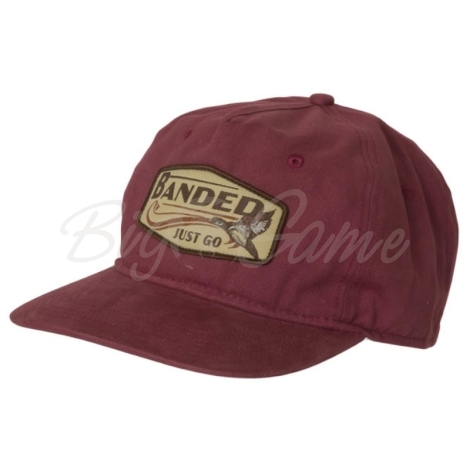 Кепка BANDED Go Woodie! - Unstructured Cap цв. Berry фото 1