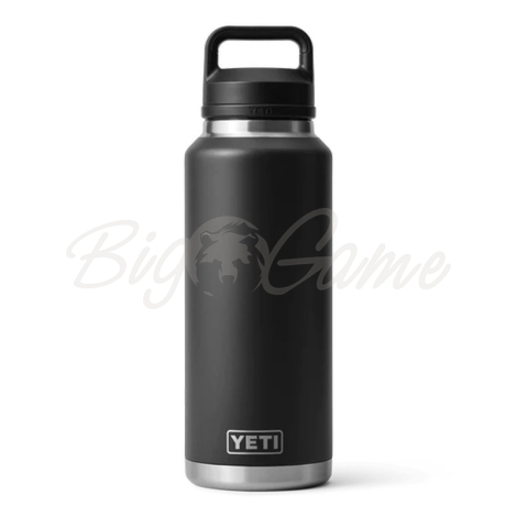 Термос YETI Rambler Bottle Chug Cap 1400 цвет Black фото 1