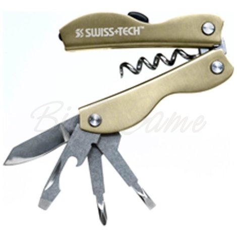 Мультитул SWISS TECH Vintage Corkscrew 8-in-1 фото 1