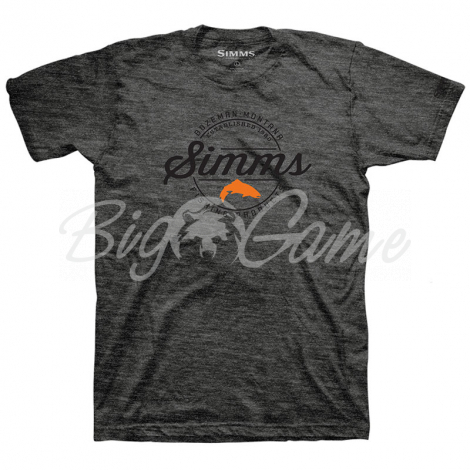 Футболка SIMMS DeYoung Seatrout T-Shirt цвет Charcoal Heather фото 1