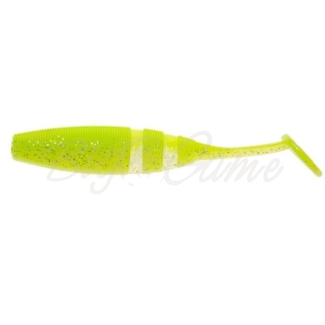 Виброхвост NARVAL Loopy Shad 12 см (4 шт.) код цв. #004 цв. Lime Chartreuse фото 1