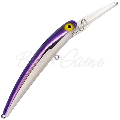 Воблер BAY RAT Long Extra Drive 140F 14гр. purple chrome фото 1