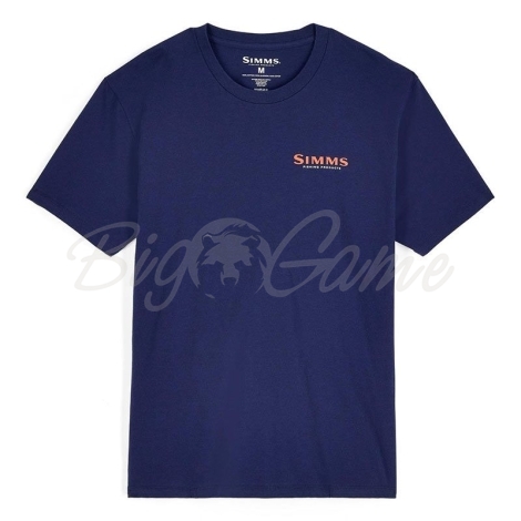 Футболка SIMMS Bass Ruler T-Shirt цвет Navy фото 1