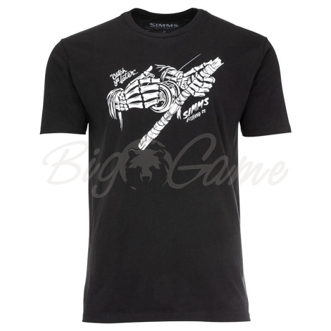 Футболка SIMMS Grim Reeler T-Shirt цвет Black фото 1