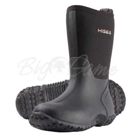 Сапоги HISEA Kid's Neoprene Rain Boots цвет Black фото 2