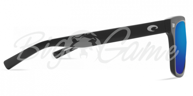 Очки поляризационные COSTA DEL MAR Aransas 580G р. L цв. Matte Black цв. ст. Blue Mirror фото 2