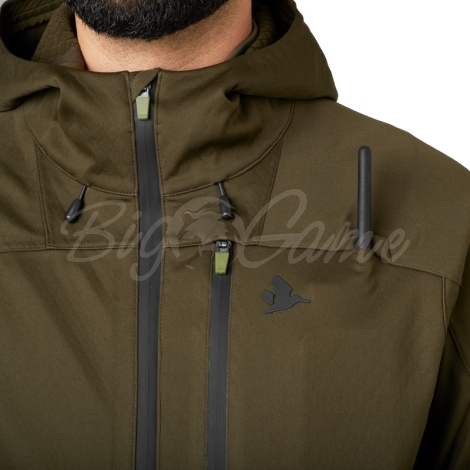 Куртка SEELAND Hawker Shell II jacket цвет Pine green фото 5