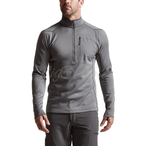 Водолазка SITKA Core Mid Wt Zip-T New цвет Woodsmoke фото 7