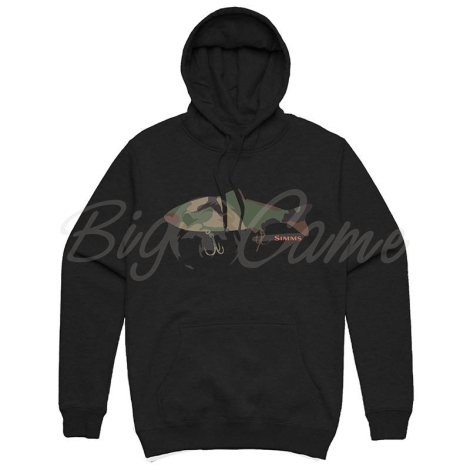 Толстовка SIMMS Bass Destruction Hoody цвет Black фото 1