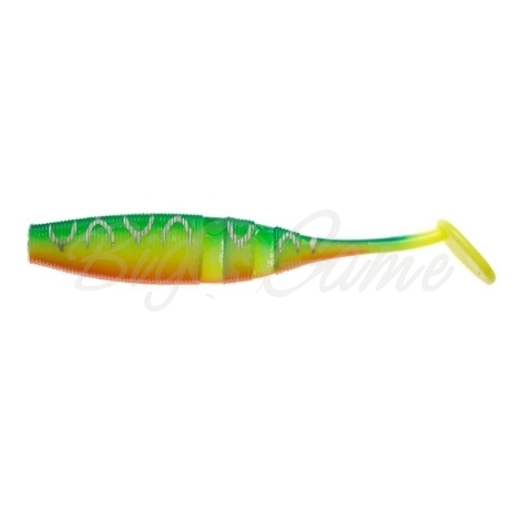 Виброхвост NARVAL Loopy Shad 9 см (5 шт.) код цв. #002 цв. Blue Back Tiger фото 1