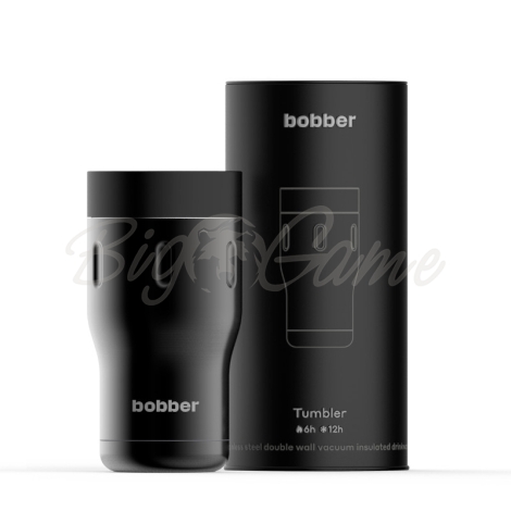 Термокружка BOBBER Tumbler 0,35 л цвет Black Coffee (чёрный) фото 3