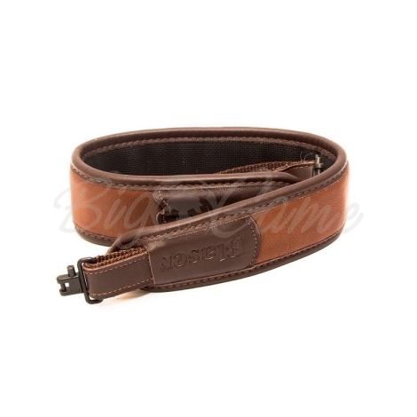 Ремень погонный BLASER Leather с антабками цв. Коричневый фото 3