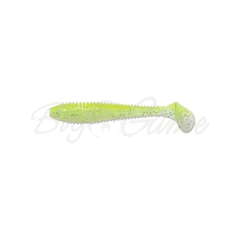 Виброхвост KEITECH Swing Impact FAT 4,3" (6 шт.) цв. EA#11 Lime Chartreuse Glow фото 1