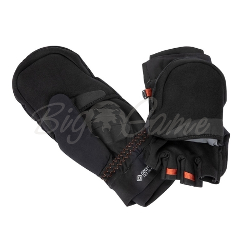 Рукавицы SIMMS Gore-Tex ExStream Foldover Mitt цвет Black фото 2