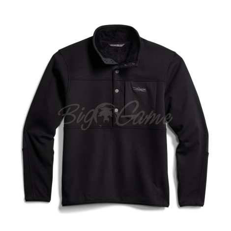 Джемпер SITKA Front Range Snap Fleece цвет Black фото 1