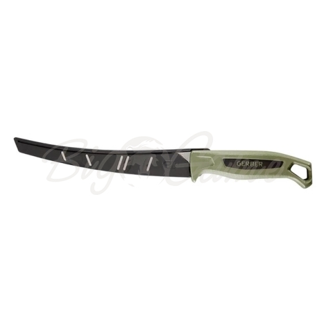 Нож филейный GERBER Ceviche Fillet 7'' цв. Зеленый  фото 2