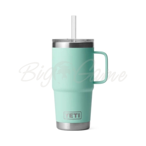 Термокружка YETI Rambler Straw Mug 710 цвет Seafoam фото 1