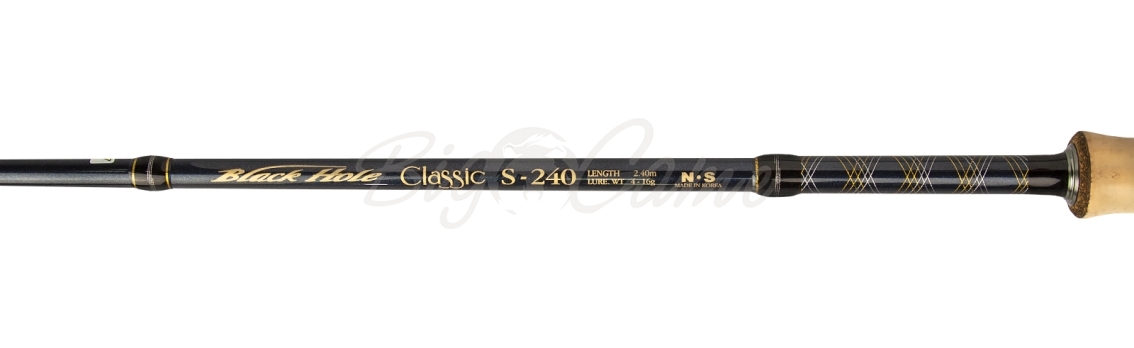 Удилище спиннинговое BLACK HOLE Classic S-240 тест 4 - 16 г фото 3