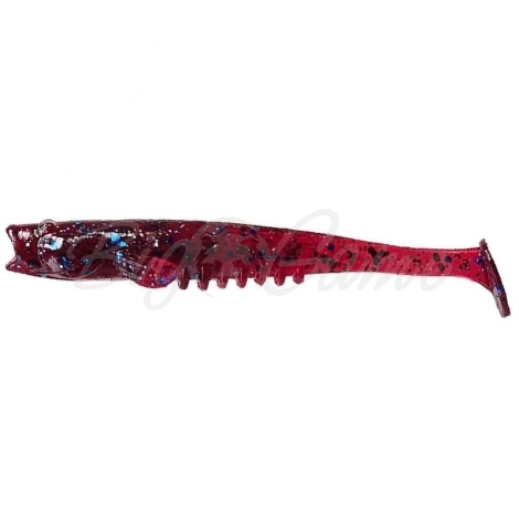 Виброхвост CRAZY FISH Nano Minnow 2" (8 шт.) зап. кальмар код цв. 73 Blue Ruby фото 1