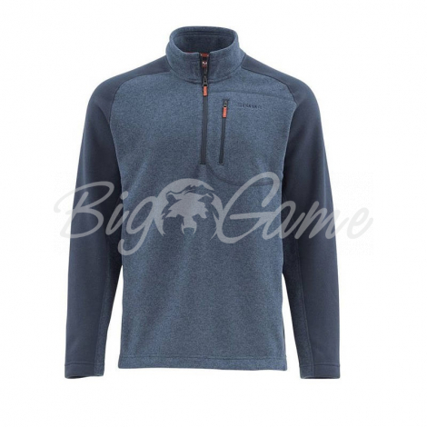 Пуловер SIMMS Rivershed Sweater Quarter Zip цвет Dark Moon фото 1