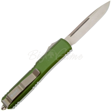 Нож автоматический MICROTECH Ultratech S/E M390 зеленый фото 4