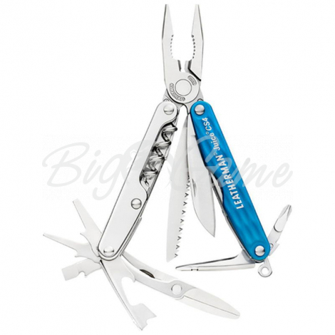 Мультитул LEATHERMAN Juice CS4 цв. голубой фото 1