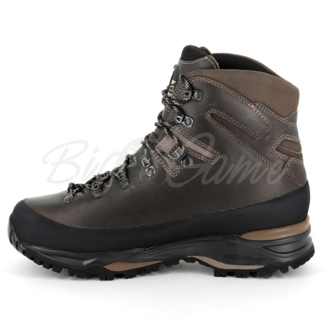 Ботинки ZAMBERLAN 971 Guide Lux GTX RR CF цвет Waxed Dark Brown фото 2