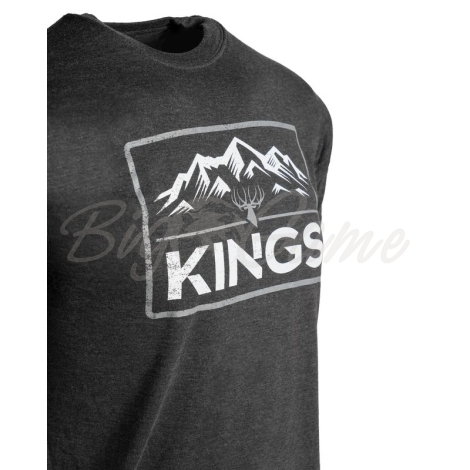 Футболка KING'S Peak Tee цвет Heather Graphite фото 3