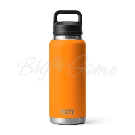 Термос YETI Rambler Bottle Chug Cap 1065 цвет King Crab Orange фото 1