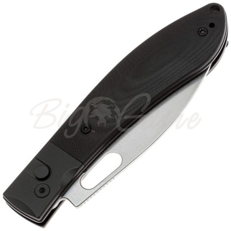 Нож складной полуавтоматический CJRB Sasaya сталь AR-RPM9 рукоять стеклотекстолит G10 цв. Черный фото 3